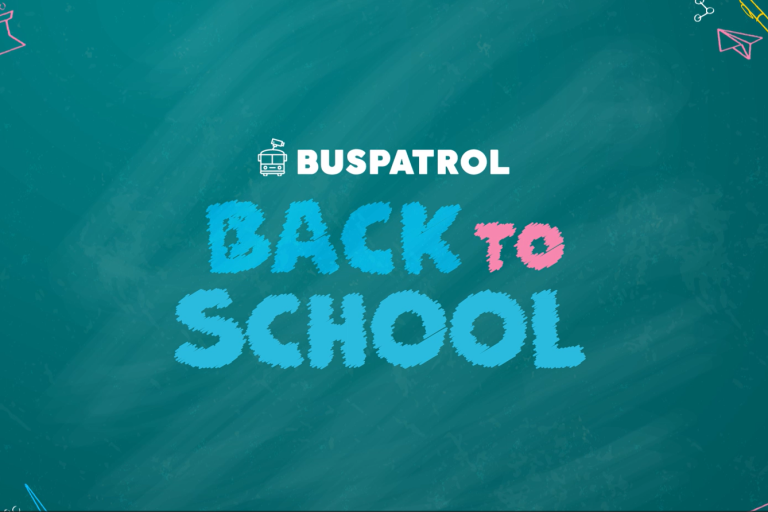 BusPatrol Back to school graphic