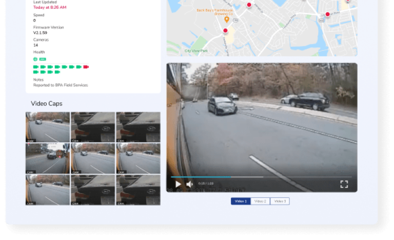 Screenshot of BusPatrol's AI Software